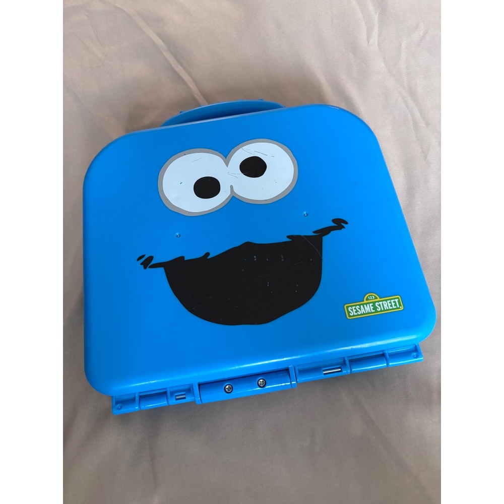 Sesame Street Cookie Monster Find & Learn Numbers Suitcase Toy Blue Case Kids